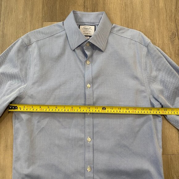 Charles Tyrwhitt Non-Iron Extra Slim Fit Dress Shirt (16/33 inches) - Picture 8 of 8